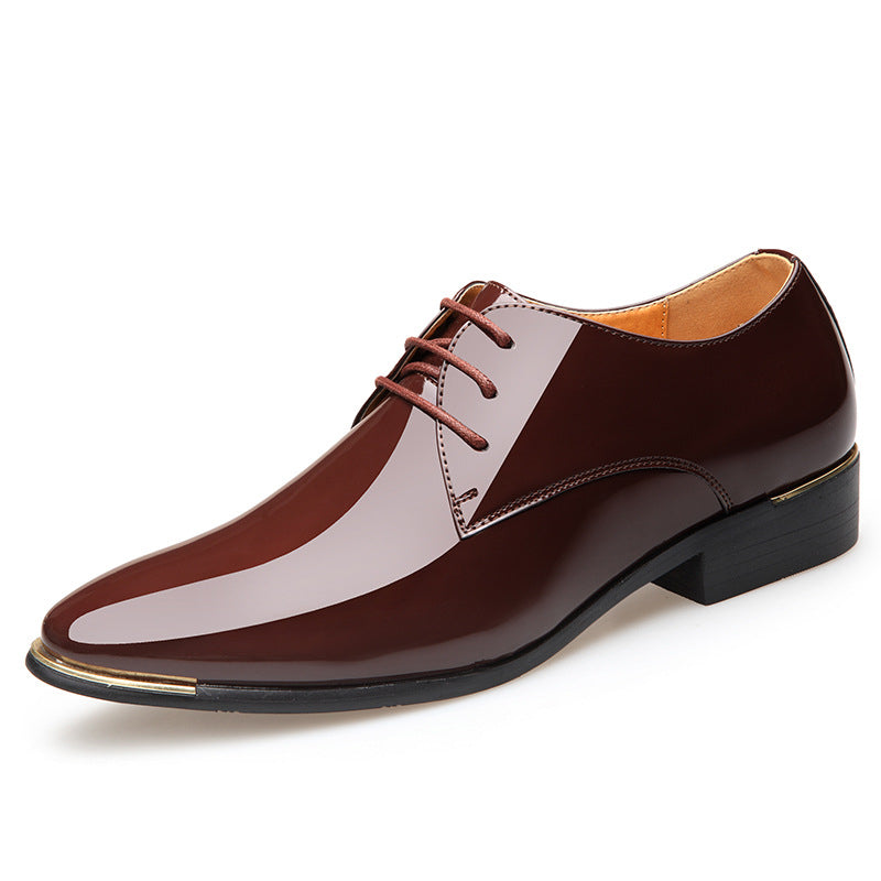 Chaussure Homme en Cuir Verni