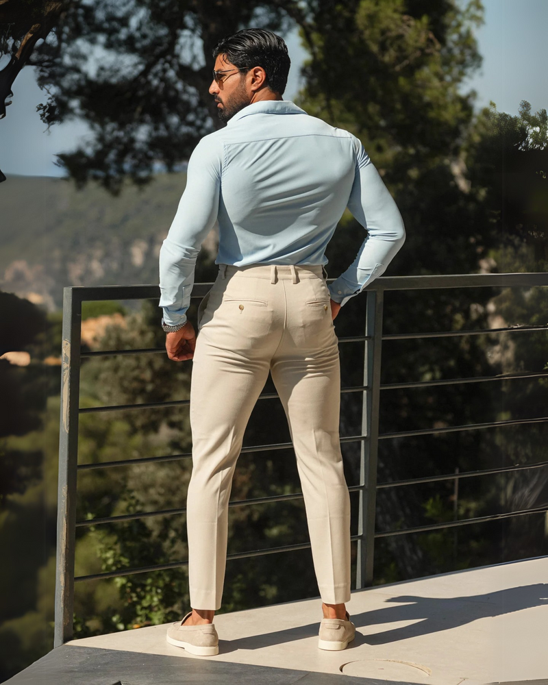 Pantalon de Costume Homme en Tailleur Milano [TISSU ITALIEN]